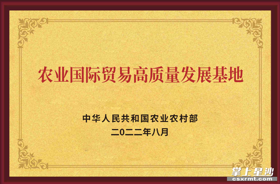 长沙县新利体育为湖南省新利体育叶行业唯一获“国家级农业国际贸易高质量发展基地”认定的生产、加工、贸易复合型民营企业。均为集团供图